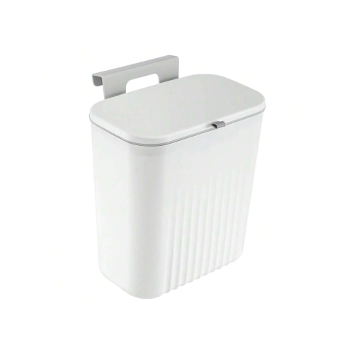 9LFoldable Hanging Kitchen Bin with Lid Under Sink