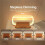 LED Night Light Wireless Charging Stand Desktop Light Phone Holder Base, Suitable for Wireless Charging Phones. 4
