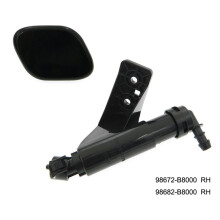 Headlight Washer Spray Nozzle & Cover Cap Set for Santa Fe 2013-2016 98671-B8000 98672-B8000