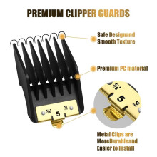 8 Premium Clipper Guards for BaBylissPRO Barberology FX870,FX890,FX825 and FX673 Clippers, for Clipper Guards
