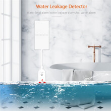 433MHz Tuya Water Leakage Detector Water Leak Sensor Flood Alert Overflow for Security Alarm System Life APP