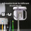 Rechargeable Portable UV Toothbrush Sterilizer  Screen Display Wall Mounted Disinfector  Sanitizing Case 4