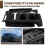For  Sienna Central Console Silicone Protective Mat Cup Holder Mat Interior Modification Accessories Black 2