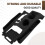 For  Sienna Central Console Silicone Protective Mat Cup Holder Mat Interior Modification Accessories Black 5
