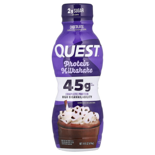 Quest Nutrition, Protein Μίγμα Μοσχάτου, Σοκολάτα, 4 Βάφλες, 14 fl oz (414 ml) Κάθε 2