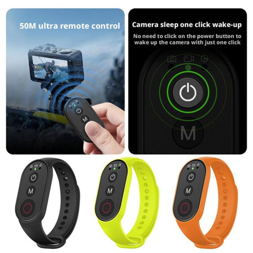 Remote Control for  Osmo Action 5 Pro Action 4, Photography Shutter Release Button Controller Camera Lemon 1
