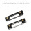 Universal PEI Printing Platform Plate Picking Handle for  P1 X1 A1 P2S H2D H2S H2C for  Black + Silver 5