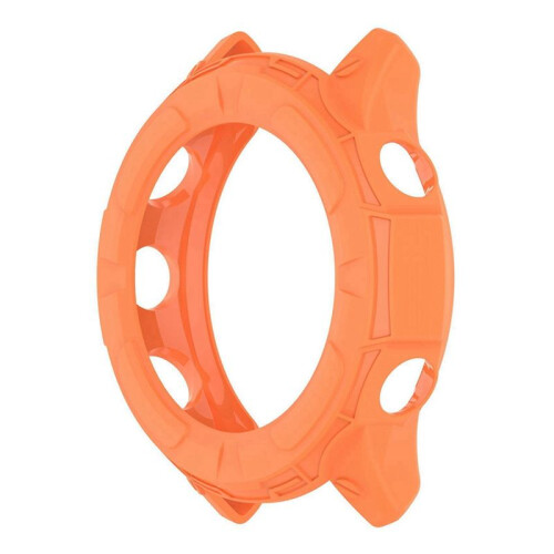Watch Protective Case for  Forerunner 955 TPU Bumper Cover Semi-Pack Protective Case Orange