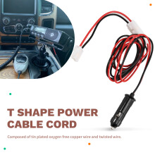 T-Förmiges Stromkabel für Zigarettenanzünder für Mobilfunkgeräte FT-7900/7800/8800/8900/1907 (Neu)