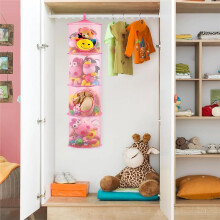 Hamaca de Red para Peluches (2 Unidades), Organizador de Juguetes de Malla para Habitación Infantil, 4 Niveles.