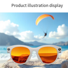 AI Glasses Photo Video Recorde HD Color Changing 2MP Translate Camera Call Voice Music Control A