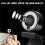 Webcam USB Full HD 1080p com Luz Circular, Foco Fixo, Rotação de 360, Conecte e Use para Streaming e Videochamadas 8