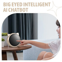 Robot Inteligente de Ojos Grandes con IA, ESP32 S3, Placa de Desarrollo con Pantalla LCD, Bonito Gato de Escritorio para Mascotas.