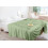 Κουβέρτα από βαμβάκι Sage Green Twin 90x72 ίντσες 350 γρ. 5