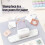 Stamp Lace Embossing Tool for DIY Handmade Notebook ,Gift Tags and Creationary Packaging, Scrapbooking and Card Making 2