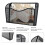 3 Pack Wall File Organizer, Mesh Hanging Metal Vertical Wall Mounted File Holder for Office/Home 3