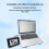 5 in 1 Multifunction Display Docking Station,5 Inch Type-C Dock Support 100W PD Charging + USB 3.0x2 +/TF Card Reader 6