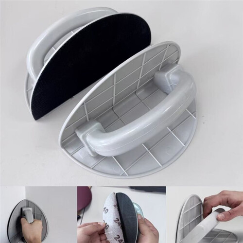 Ergonomic Handheld Corner Sander - Plastic Sanding Pad Holder for DIY Woodworking 1