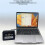 5 in 1 Multifunction Display Docking Station,5 Inch Type-C Dock Support 100W PD Charging + USB 3.0x2 +/TF Card Reader 7