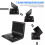 Leitor de Discos  DVD/CD/EVD de 7,8 Polegadas para Desktop,  TV Digital, Controle Remoto, Portátil, Giratório em 270 (UE) 2