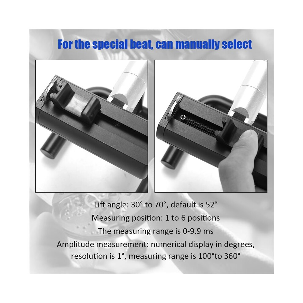 No.1000 Timing Timegrapher Mechanical Watch Tester Professional Watch Calibrator Repairing Tools Eu Plug 6133266996870