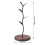 Countertop Mug Tree Stand - Coffee Cup Display & Storage Rack, Kitchen Counter Organizer, Black (Single Row) 5
