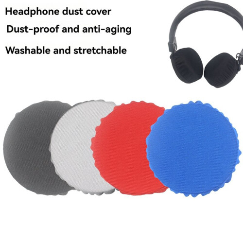 Non-Disposable Earcup Protector Universal Elastic Ear Muff Protective Cover Dustproof Sweatproof for 6-8.5cm Earpads A 1