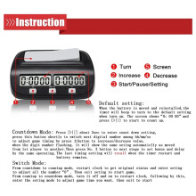 Chess Clock, Board Game Timer, Portable Digital Chess Timer with and Delay Features and Multiple Controls