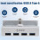 ORICO USB 3.0 HUB 5Gbps Clip Expansion HUB Splitter 1 to 4 Multiple Extend Dock for Desktop PC B 5