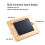 Suporte de Bambu Ajustável com Design Dobrável Multiângulo para Desenho, Compatível com Mesas e Cadernos de 11 e 12,9 Polegadas C 5