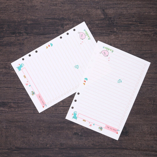 Nuolux Paper Refills A5Notepad Ενθέματα Ημερολογίου Planner Loose Leaf Notebook Replacement Ημερολόγιο 2