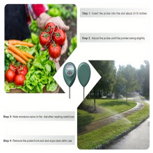 2-Pack Soil Moisture Meter 40cm Long-Type Potted Plant Gardening Tester Soil Moisture Detector