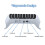3.5mm Gaming Wireless Keyboard 3.0 Controller Pad for PS5 DualSense Gamepad Mount  Keypad Built-in Speaker Grey 1