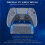 3.5mm Gaming Wireless Keyboard 3.0 Controller Pad for PS5 DualSense Gamepad Mount  Keypad Built-in Speaker Grey 9