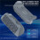 3.5mm Gaming Wireless Keyboard 3.0 Controller Pad for PS5 DualSense Gamepad Mount  Keypad Built-in Speaker Grey 8