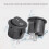 5 Pcs SPST Black Button /Off Round Rocker  AC 6A/125V 3A/250V 4