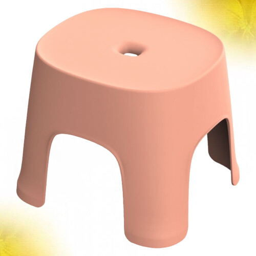 2 Pieces Shower Shoe Changing Stool Safe Stool Practical Stool Baby 26*24cm Pink 2