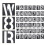 42pcs Alphabet Number Stencils Templates Graffiti Hollowed Out 5