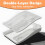 Elevated Cat Litter Trapping Mat, Double-Layer, Height-Adjustable Ramp & Non-Slip Kitty Pads, Easy Clean 4