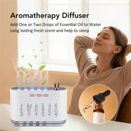 700ml Air Humidifier USB Essential Oil Diffuser Aromatherapy Mist Maker Humidifier for Car Home Bedroom with Timer 1