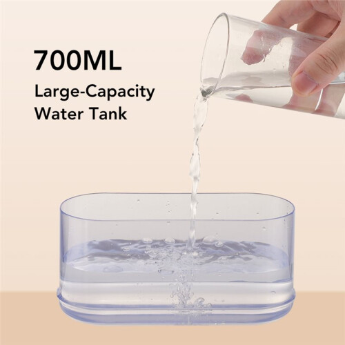 700ml Luftfuktare USB Eterisk Olja Diffuser Aromaterapi Mist Maker Luftfuktare för Bil Hem Sovrum med Timer 1