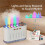 700ml Luftfuktare USB Eterisk Olja Diffuser Aromaterapi Mist Maker Luftfuktare för Bil Hem Sovrum med Timer 4