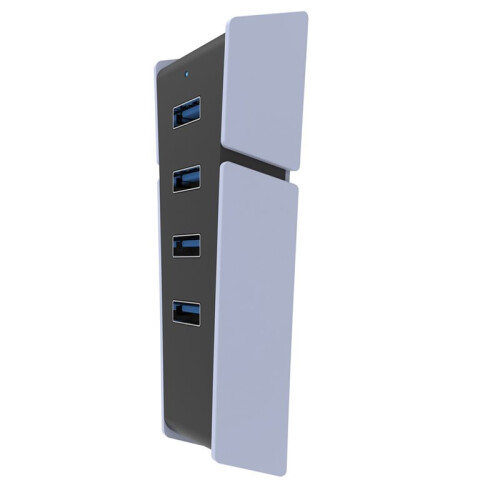 High-Speed USB Hub Splitter with 4  for PS5 Slim Multi USB Splitter Power Adapter Expand Connectivity Accessories 1
