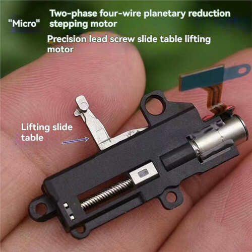 Tiny 5mm/4.3mm Planetary Gear Stepper Motor Micro 2-Phase 4-Wire Stepping Motor Linear Metal Screw Slider Model B 1