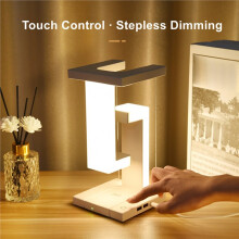 Lampada Galleggiante Originale con Caricabatterie Wireless Staccabile da 10 W, Luce Decorativa per Camera da Letto/Ufficio