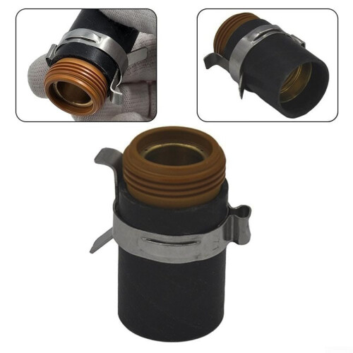 220953 Ohmic Retaining Cap for PMX 45XP, 65, 85, 105 Plasma Cutting Torch - Black Polymer 1
