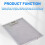 2 Pack Cooker Hood Filter Replacement 320x260x9mm, 5 Layer Extractor Fan Filters Mesh, Cooker Replacement Filter 6