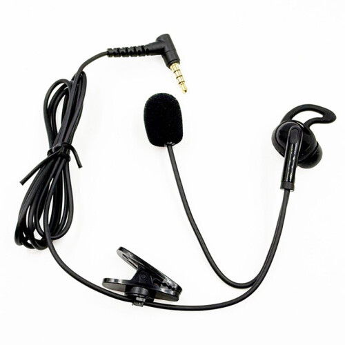 3.5mm Plug Elbow Plug Earphone Headphones Motorcycle Helmets Intercom Mic Headset 1