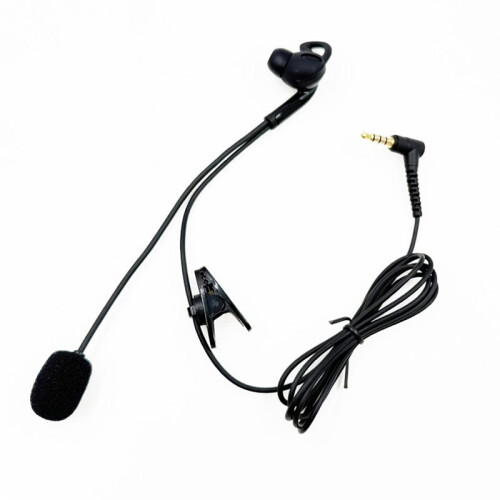 3.5mm Plug Elbow Plug Earphone Headphones Motorcycle Helmets Intercom Mic Headset 2