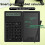 Calculadora de 5 Polegadas com Tablet de Bateria Tipo Botão, Portátil, Dobrável e com Tela LCD para Aprendizado, Negócios e Escritório. 10